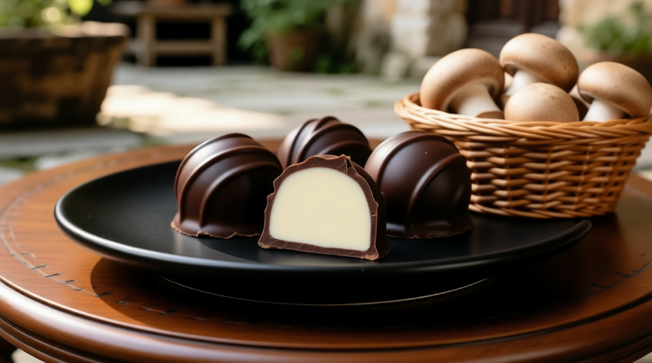 Cioccolatini ripieni di crema di funghi Porcini: l'incontro tra dolce e salato nella cucina gourmet